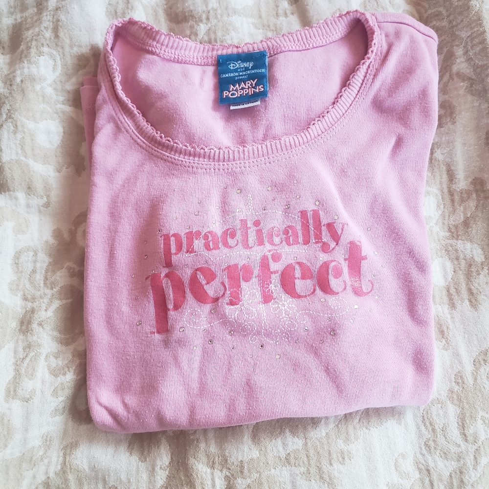 Mary Poppins "Practically Perfect" kids tshirt